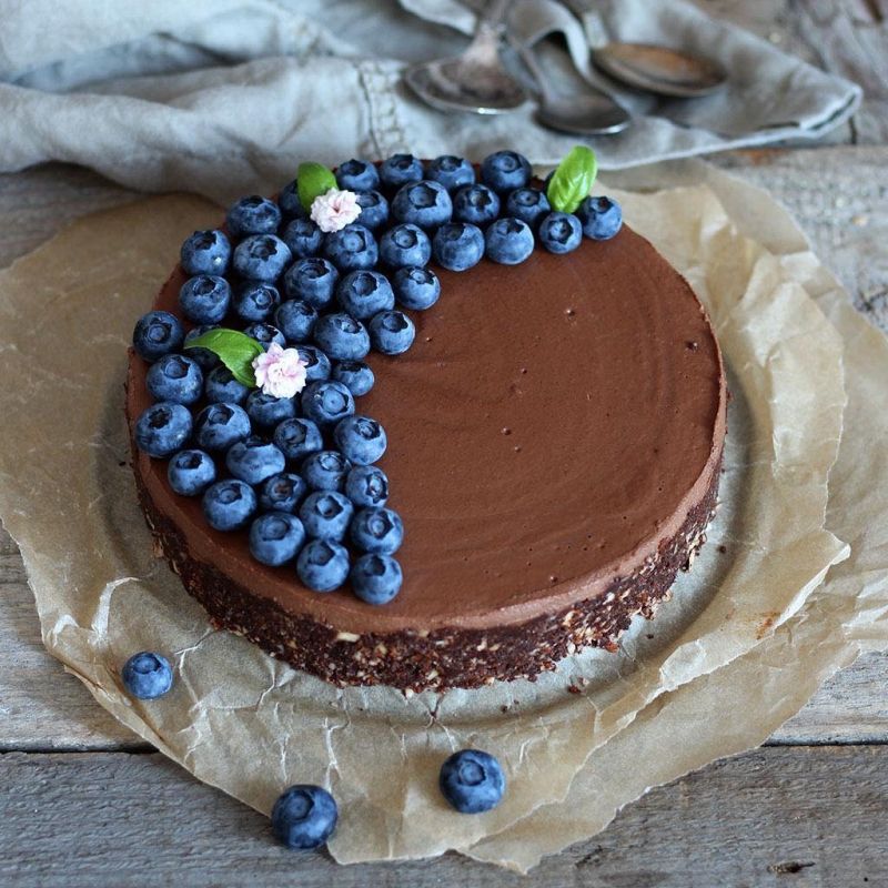 Шоколадный торт веган