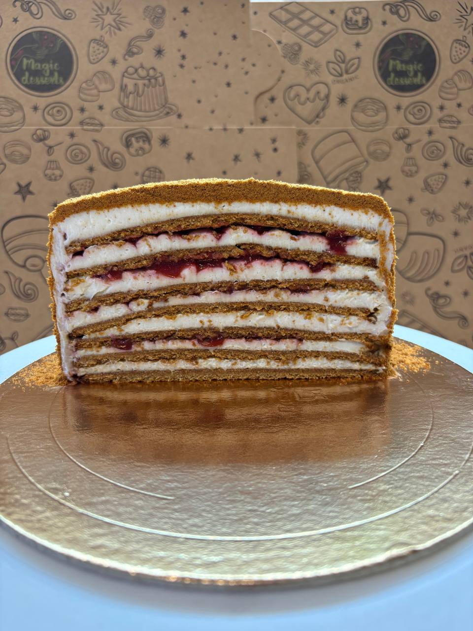 Классический кето веган медовик