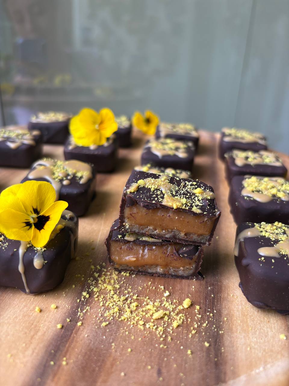 Миндальный сникерс с лимоном