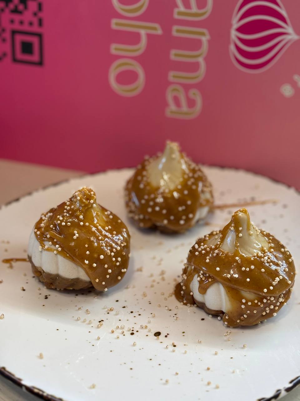 Черничные пирожные с шоколадным ганашем